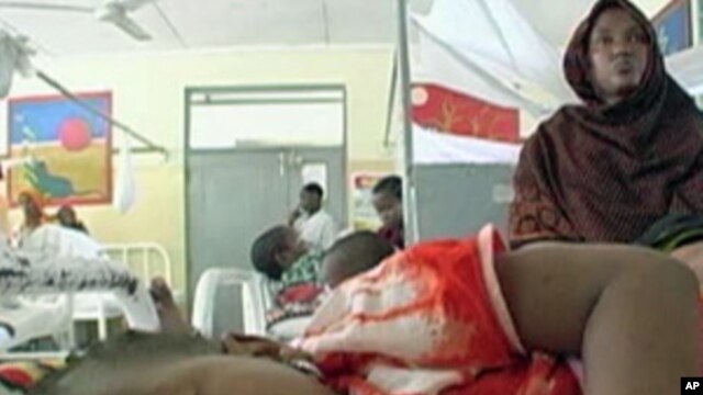 A young malaria patient in Africa