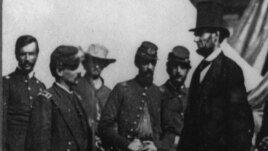 Lincoln with his generals in Maryland