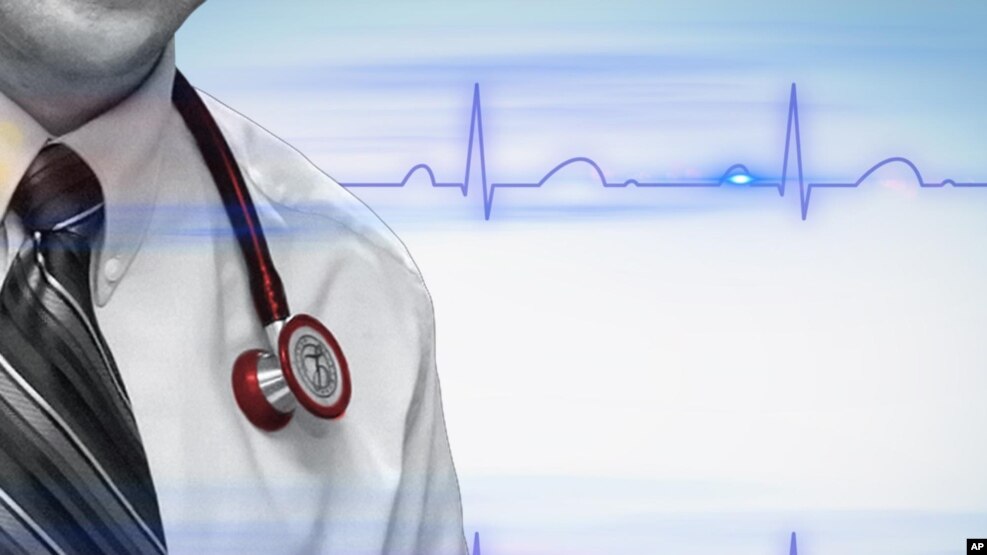 Doctor wearing stethoscope