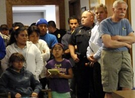 Standing room only in a Woodland City Council meeting