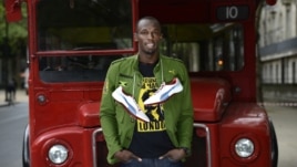 Usain Bolt, ya preparado para competir en Londres.