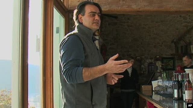 Karem Baki of the Hillsborough Vinery in Purcellville, Virginia
