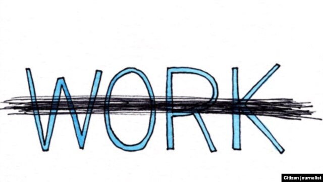 No work sign