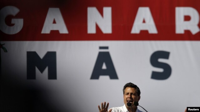 Enrique Peña Nieto, es el candidato favorito, según han señalado varias encuestas.