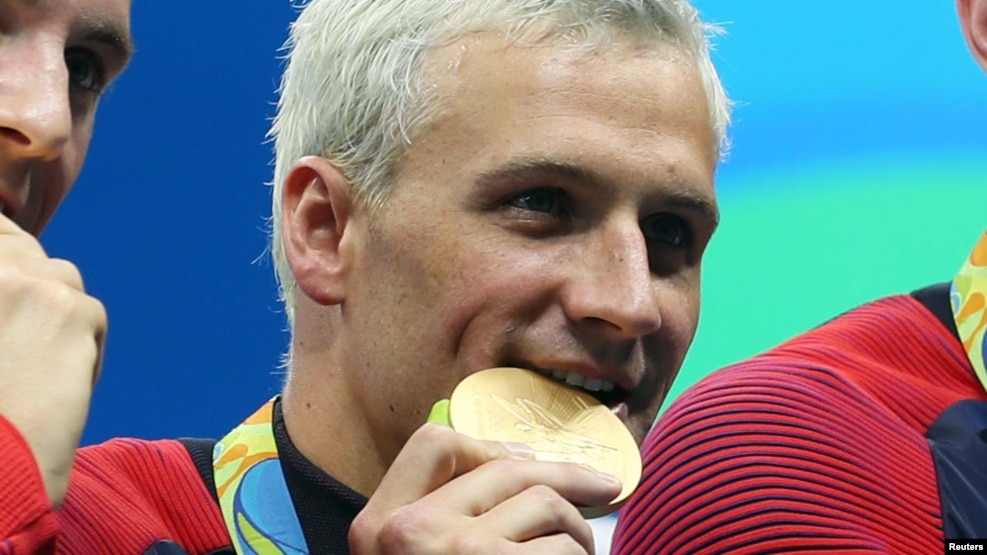 El nadador estadounidense Ryan Lochte ganó una medalla de oro en los Juegos Olímpicos de Río de Janeiro.