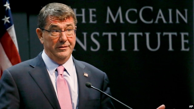 Bộ trưởng Quốc phòng Mỹ Ashton Carter tuyên bố Hiệp định Thương mại Xuyên Thái Bình Dương TPP là một bộ phận quan trọng của chiến lược xoay trục Á Châu.