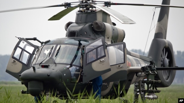 Trực thăng tấn công Z-9WZ, được thiết kế và sản xuất tại Trung Quốc
