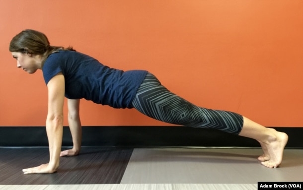 This is the advanced Plank Pose.