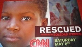 Cendy Jeune, pictured on this promotional post card has blossomed, thanks the the care she's received at the Lighthouse orphanage