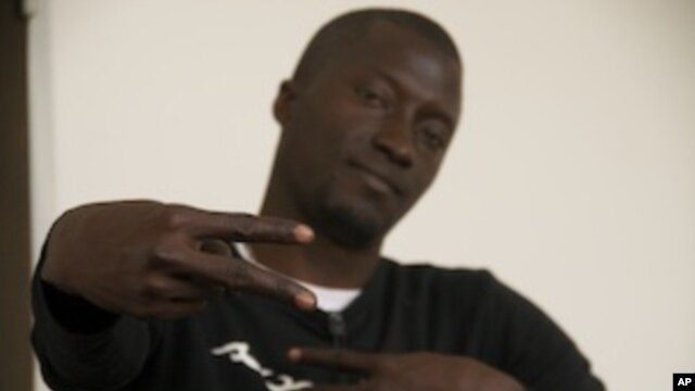 Senegalese hip-hop artist Red Black. His song, "Na Dem," has become an opposition anthem in the country's presidential elections.