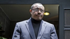 Ethiopia's Prime Minister Hailemariam Desalegn, Aug. 24, 2012. 