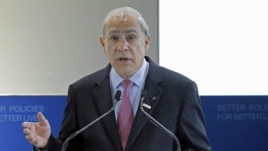Secretary-General of the OECD Angel Gurria, May 22, 2012 (AP).