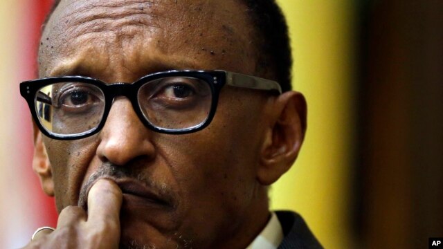 Des ONG exhortent le gouvernement rwandais à faire libérer deux militants des droits de l'Homme. Sur la photo, Paul Kagamé, le président rwandais