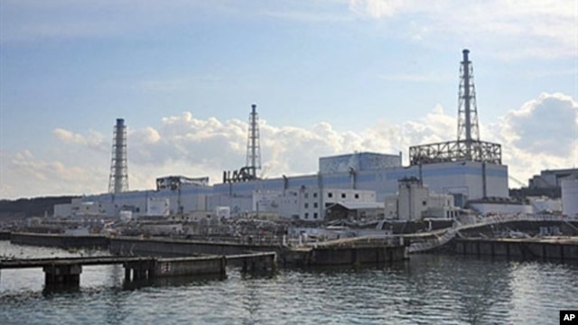 The badly damaged Tokyo Electric Power Co (TEPCO) Number 1 Daiichi nuclear power plant at Okuma town in Fukushima prefecture, March 31, 2011
