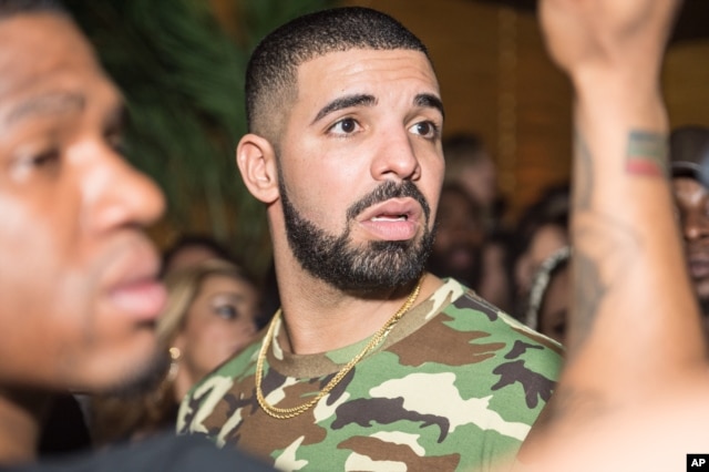 Drake at his album launch party for "Views" at La Vie in Toronto, Ontario, April 29, 2016.