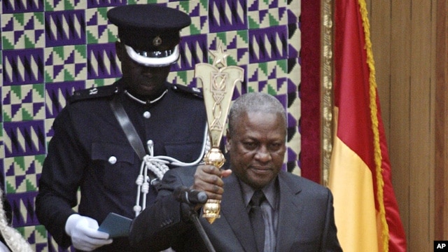 Ghana President John Mahama (file photo)