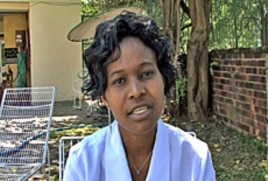 Zimbabwe Human Rights Association coordinator Olivia Gumbo