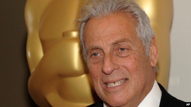Academy President Hawk Koch arrives at the Academy of Motion Picture Arts and Sciences, Scientific and Technical Awards at The Beverly Hills Hotel in Beverly Hills, California, Feb. 9, 2013.