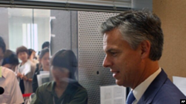 Jon Huntsman, the U.S. Ambassador to China in Tibet (FILE).