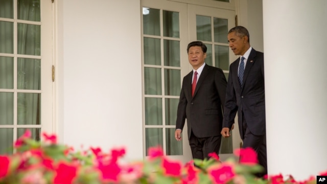 El presidente Barack Obama junto a su homólogo chino, Xi Jinping, firmaron un acuerdo de no agresión cibernética en septiembre pasado.