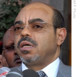 Ethiopia's Prime Minister Meles Zenawi
