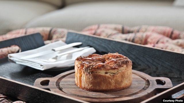 Pie apple, salah satu menu spesial bagi tamu suite kepresidenan di Park Hyatt (Courtesy Photo).
