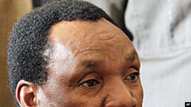 Kenya's industrialization minister Henry Kosgey appears at the High Court in Nairobi. The Kenyan government minister pleaded not guilty to a dozen counts of abuse of office, hours after resigning to allow for an investigation into a scam involving imports