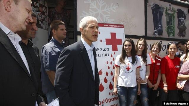 Novi i bivši predsednik DS-a, Dragan Đilas i Boris Tadić