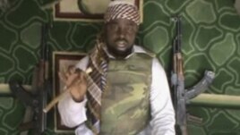 This file image taken from video posted by Boko Haram sympathizers made available on Wednesday, Jan. 10, 2012 shows Imam Abubakar Shekau, the leader of the radical Islamist sect Boko Haram.