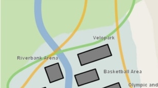Map of Olympic Village 