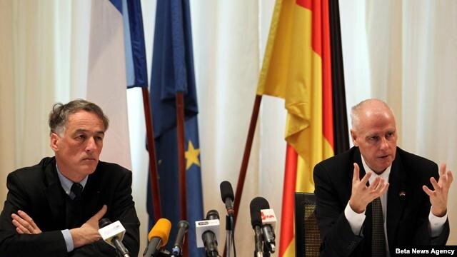 Ambasadori Nemacke i Francuske Hajnc Vilhelm i Fransoa-Gzavije Denio