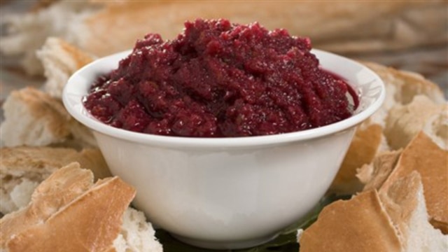 Balsamic beet tapenade