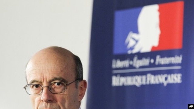 French Foreign Minister Alain Juppe (file photo)