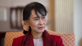 Burma's democracy leader Aung San Suu Kyi at the State Department  in Washington, September 18, 2012.