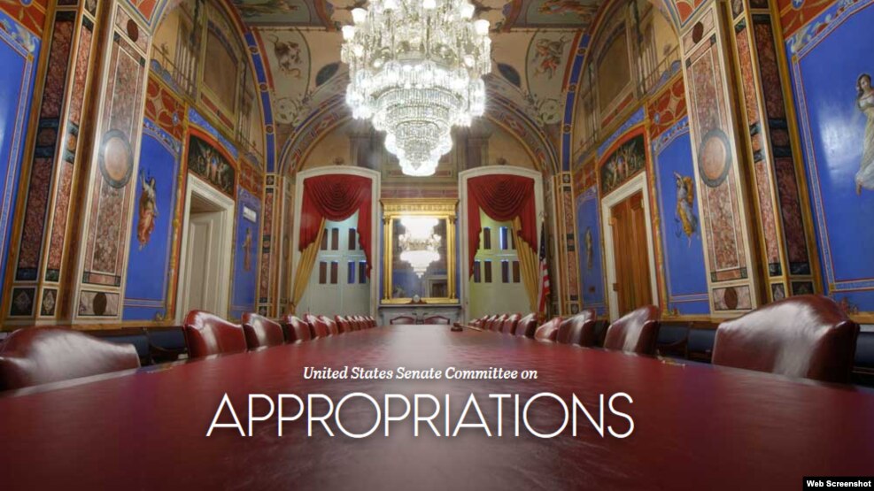 The US Senate Committee of Appropriations