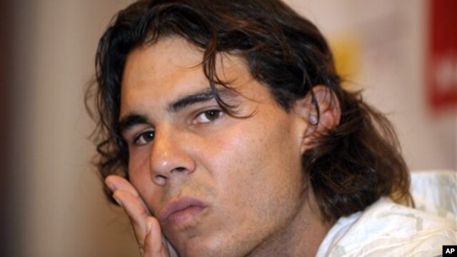 Rafael Nadal mundur dari turnamen Grand Slam Amerika Terbuka akibat cedera (foto: Dok.).