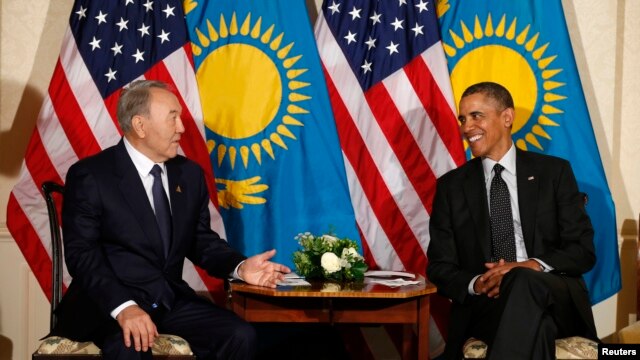 Нурсултан Назарбаев и  Барак Обама