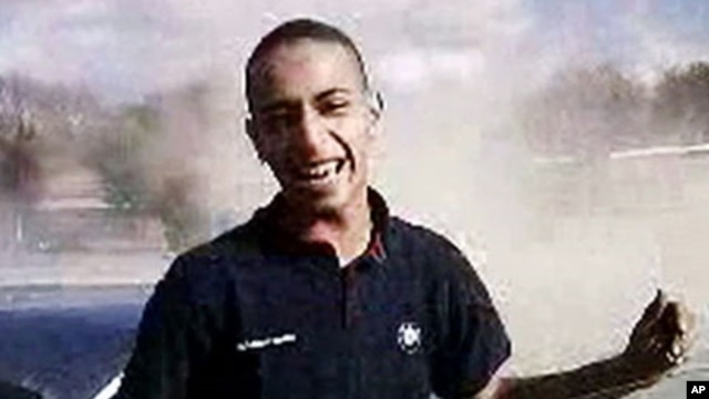 A TV grab released by French TV France 2 shows an image of 23-year-old Frenchman of Algerian descent Mohammed Merah, March 22, 2012.