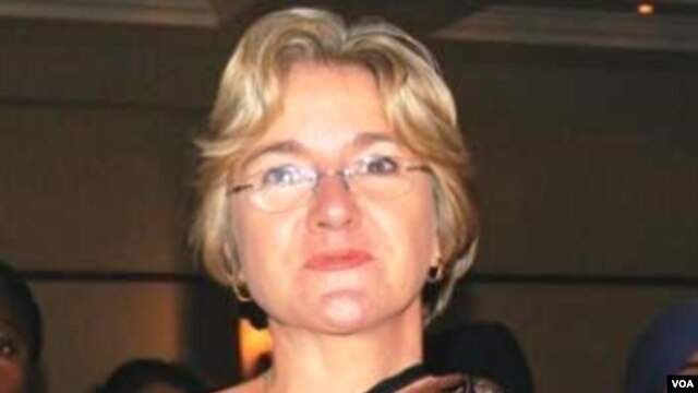 Charlotte Scott, wife of Zambian Vice President Guy Scott