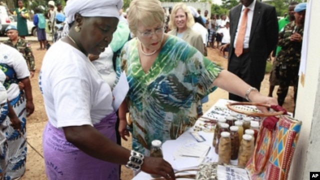 Michelle Bachelet em África