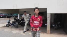Authorities are accusing Buth Sokhorn, 31, a supporter of the Rescue Party, of taking part in violence.