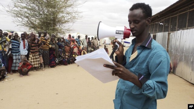 Somali refugees line up to register at one of the refugee camps in the southeastern Dollo Ado region of Ethiopia on July 7, 2011. Up to 2,000 Somali refugees arrive daily at the registration office.