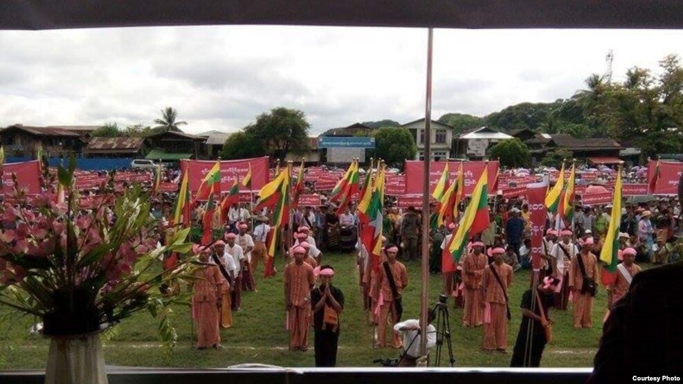 ရွမ္းနီ တိုင္းရင္းသား အသိအမွတ္ျပဳေရးနဲ႔ ျပည္နယ္ရေရး ေတာင္းဆို ဆႏၵျပ (Shanni Youth Association Facebook)