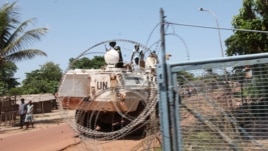 UN troops in Democratic Republic of the Congo, one day after Nzobo Yalobo, a new rebel group in Equateur, attacked the provincial capital of Mbandaka.