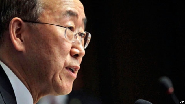 UN Secretary-General Ban Ki-moon (file photo)