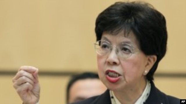 WHO Director-General Margaret Chan (file photo).