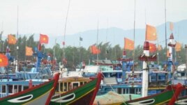 Tàu đánh cá của ngư dân Việt Nam ở tỉnh Quảng Ngãi.