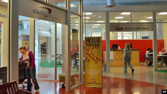 Finance Park is a special educational facility which resembles a shopping mall, but the stores serve as classrooms for students.