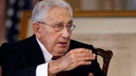 Former Secretary of State Henry Kissinger, pictured here in 2011, is not optimistic about the Arab Spring uprisings or chances of Israeli-Palestinian peace talks. 