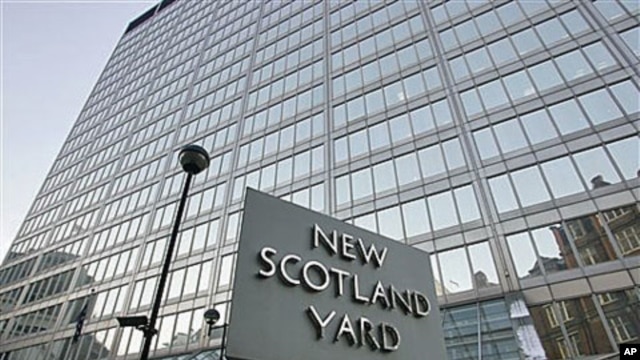 A view of New Scotland Yard, the headquarters building of the Metropolitan Police in London, Dec. 20, 2010